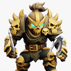 Stylized Medieval Undead Character - Dethgrim