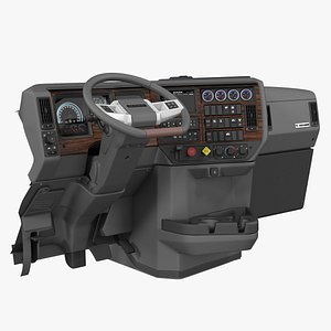 mack truck dashboard 3D model