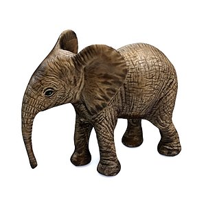 Realistic Baby Elephant 3D model