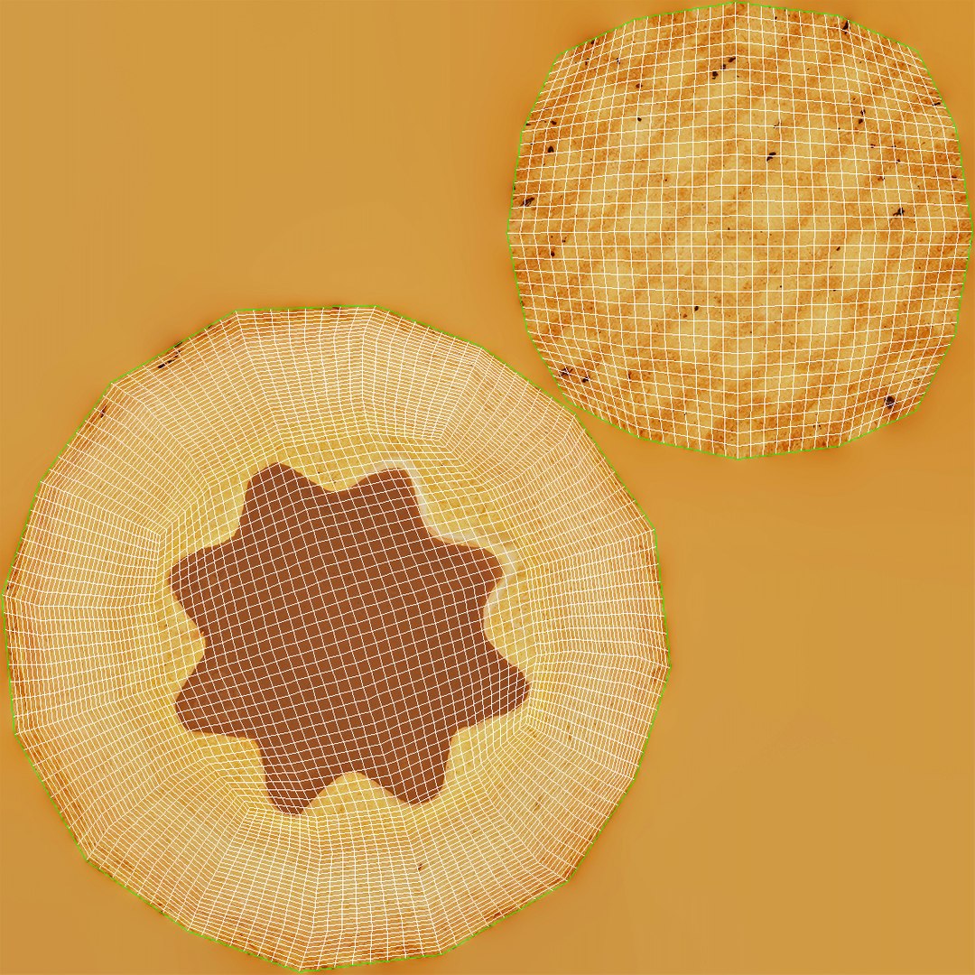 Choco Mini Biscuit 01 Model - TurboSquid 1846255