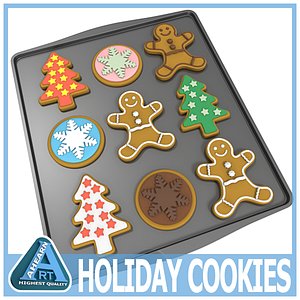 dxf set holiday cookies