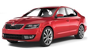 3D Skoda Octavia A7 2013 model