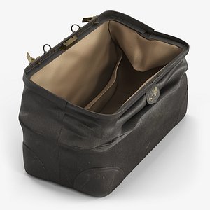 3D model Old Vintage Open Bag