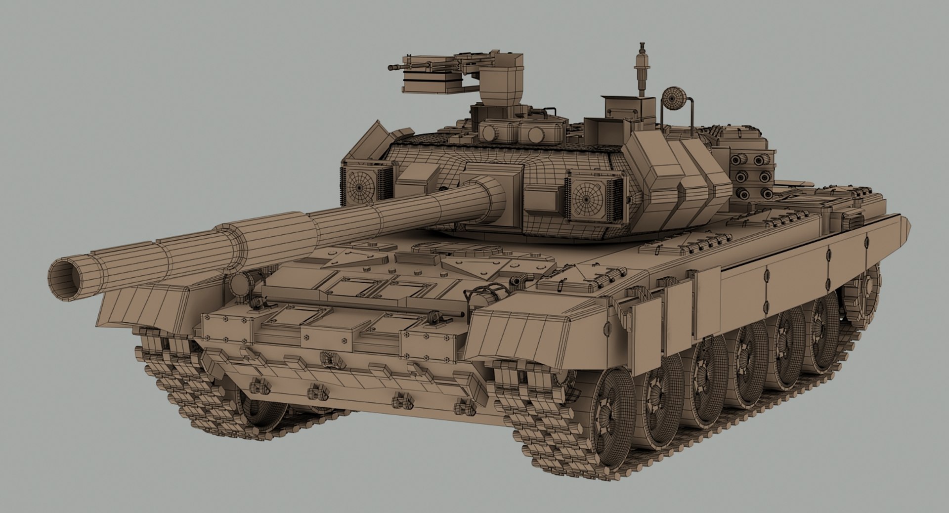 3d russian battle tank