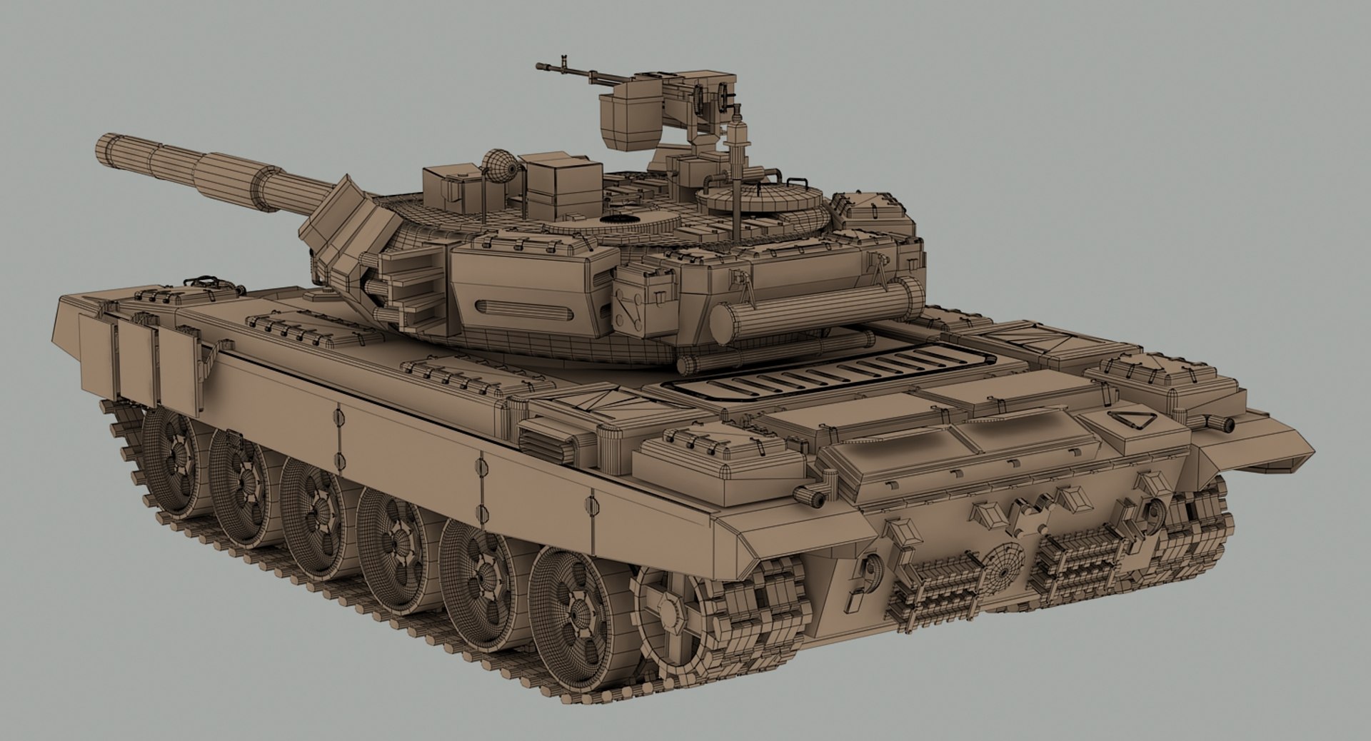 3d russian battle tank