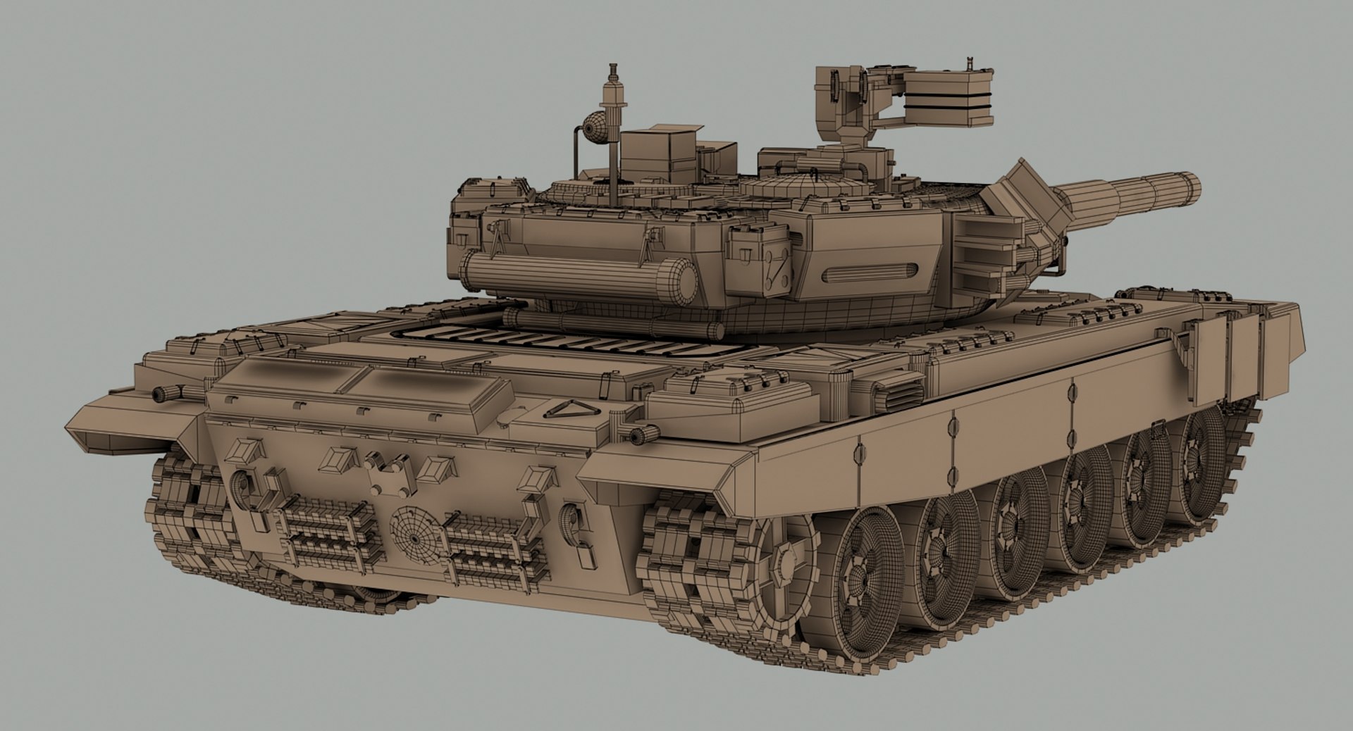 3d russian battle tank