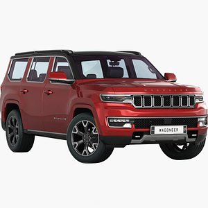 3D Jeep Wagoneer 2022 With interior model