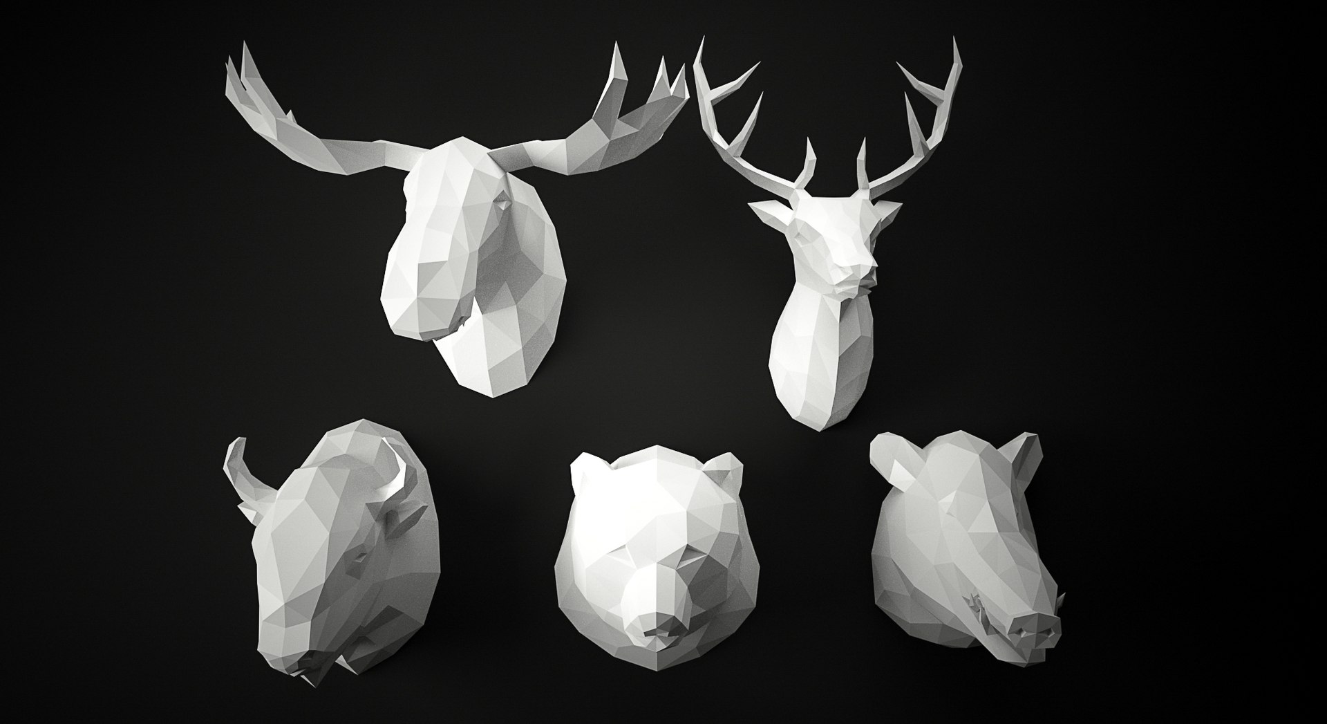 Low Poly Animal Heads SET 3 3D https://p.turbosquid.com/ts-thumb/0s/q8Ow7n/gD/22/jpg/1643554731/1920x1080/fit_q87/7c937c911fce6a0fefdec00a98f0ae1554f0d902/22.jpg