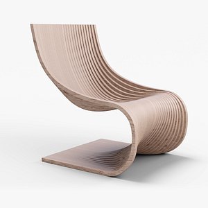 3D model piegatto uma chair