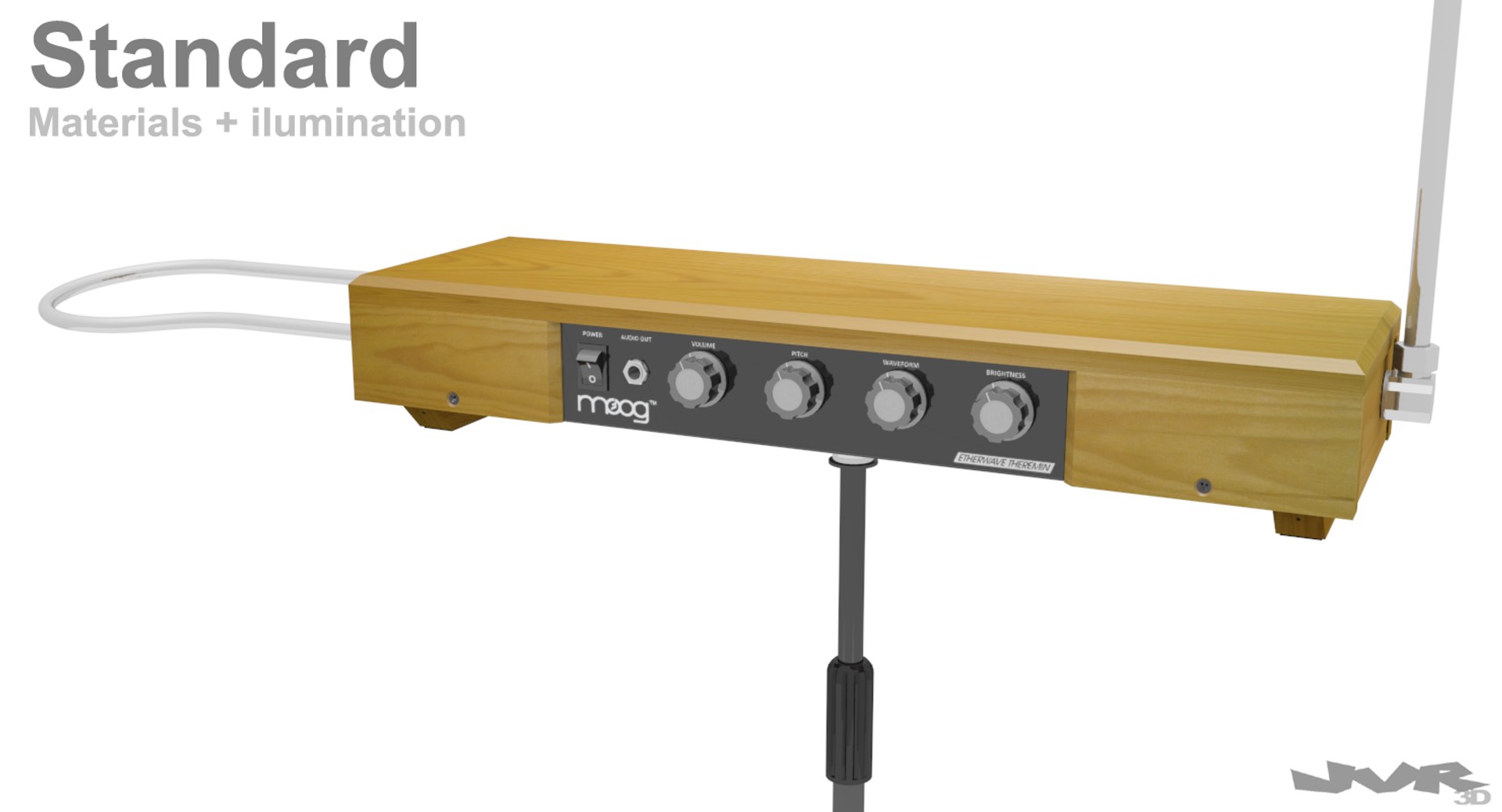 Theremin Musical Instrument 3D Model - TurboSquid 1215277