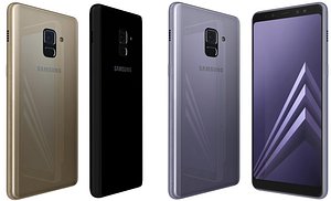 samsung galaxy a8 2018 3D model