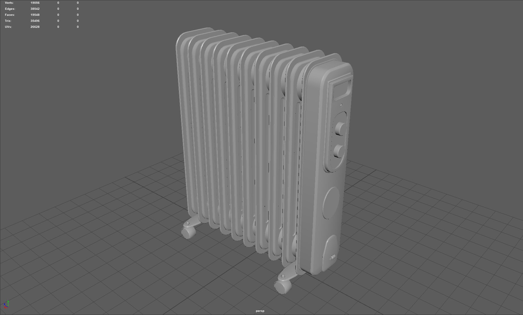 Oil Radiator 3D model - TurboSquid 1806301