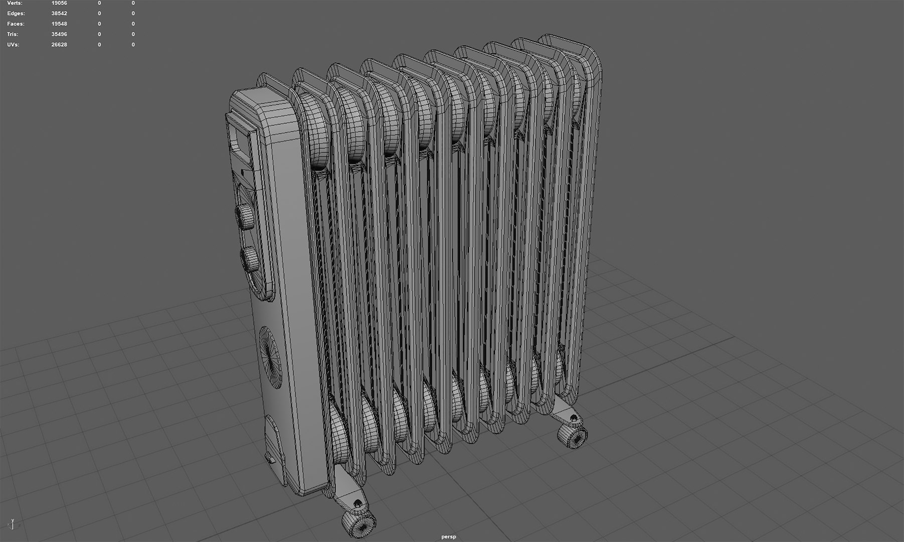 Oil Radiator 3D model - TurboSquid 1806301