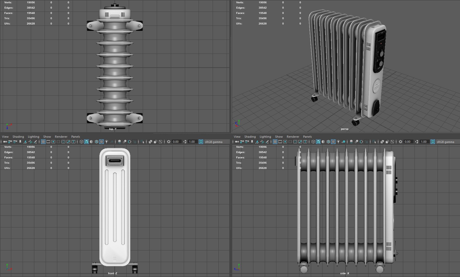 Oil Radiator 3D model - TurboSquid 1806301