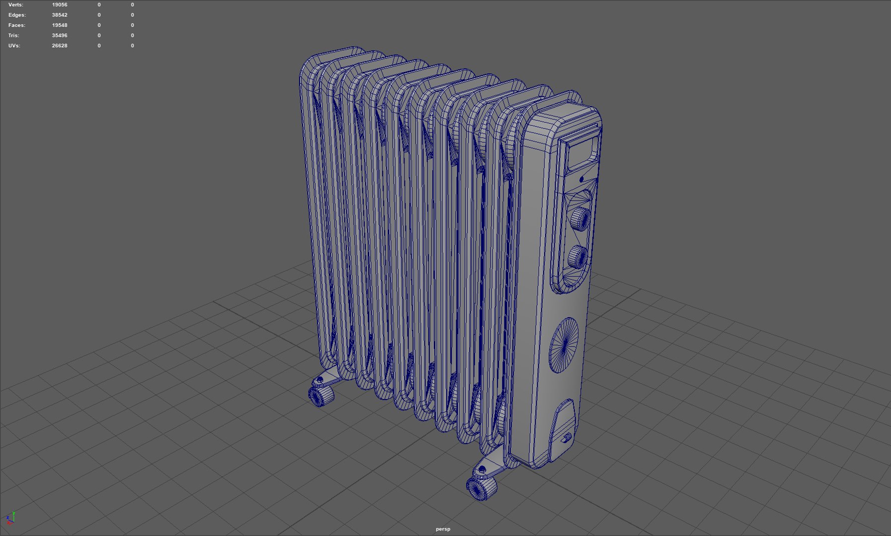 Oil Radiator 3D model - TurboSquid 1806301