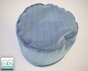 round pouf 06
