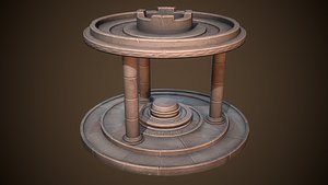 Stylized altar 3D model