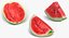 3D Watermelon Slices Collection 02 - 3 models model