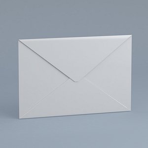 Envelope White 3D model