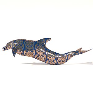 3D Ceramic dolphin