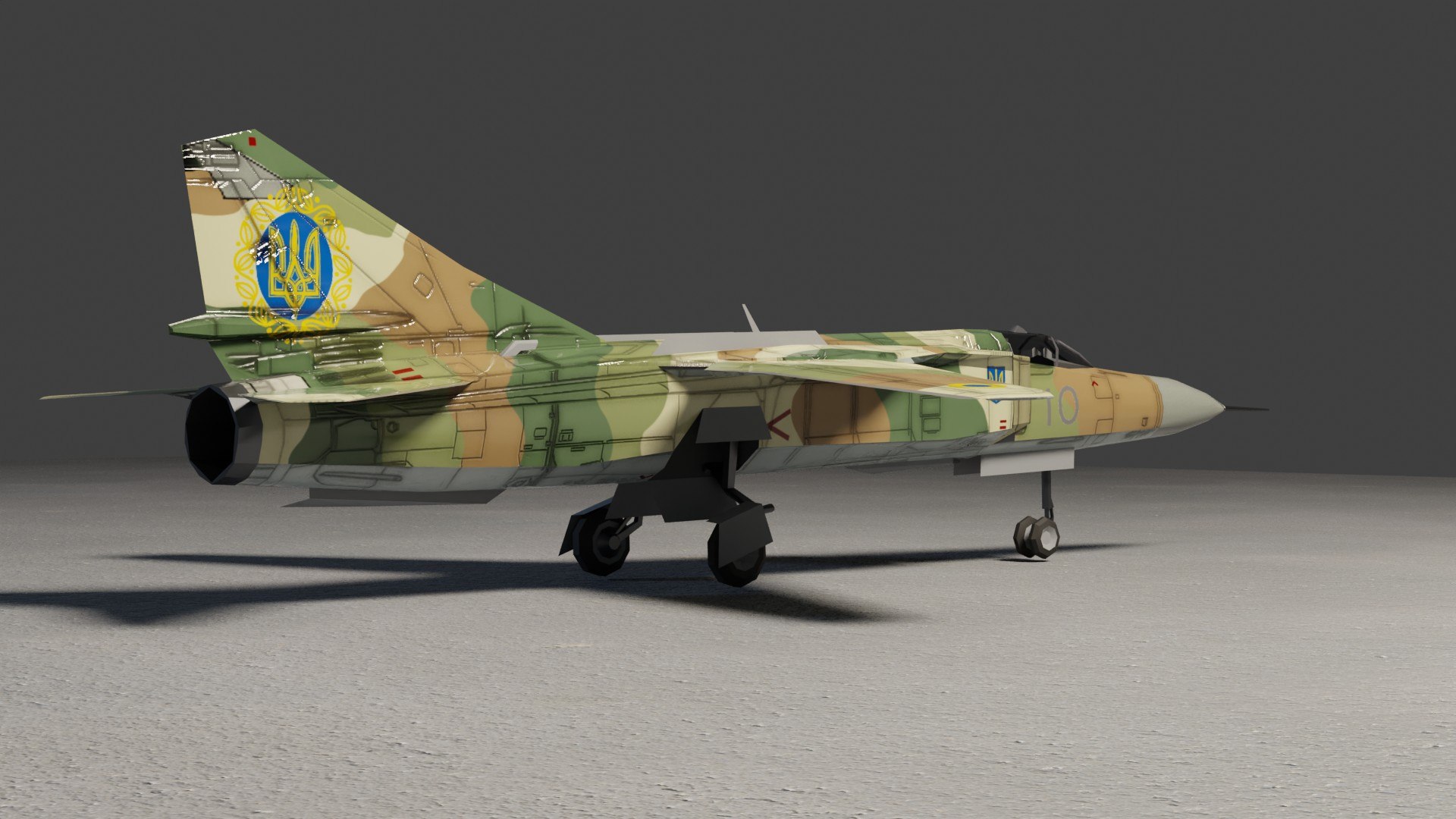 MIG-23 Flogger lowpoly jet fighter 3D - TurboSquid 1877698