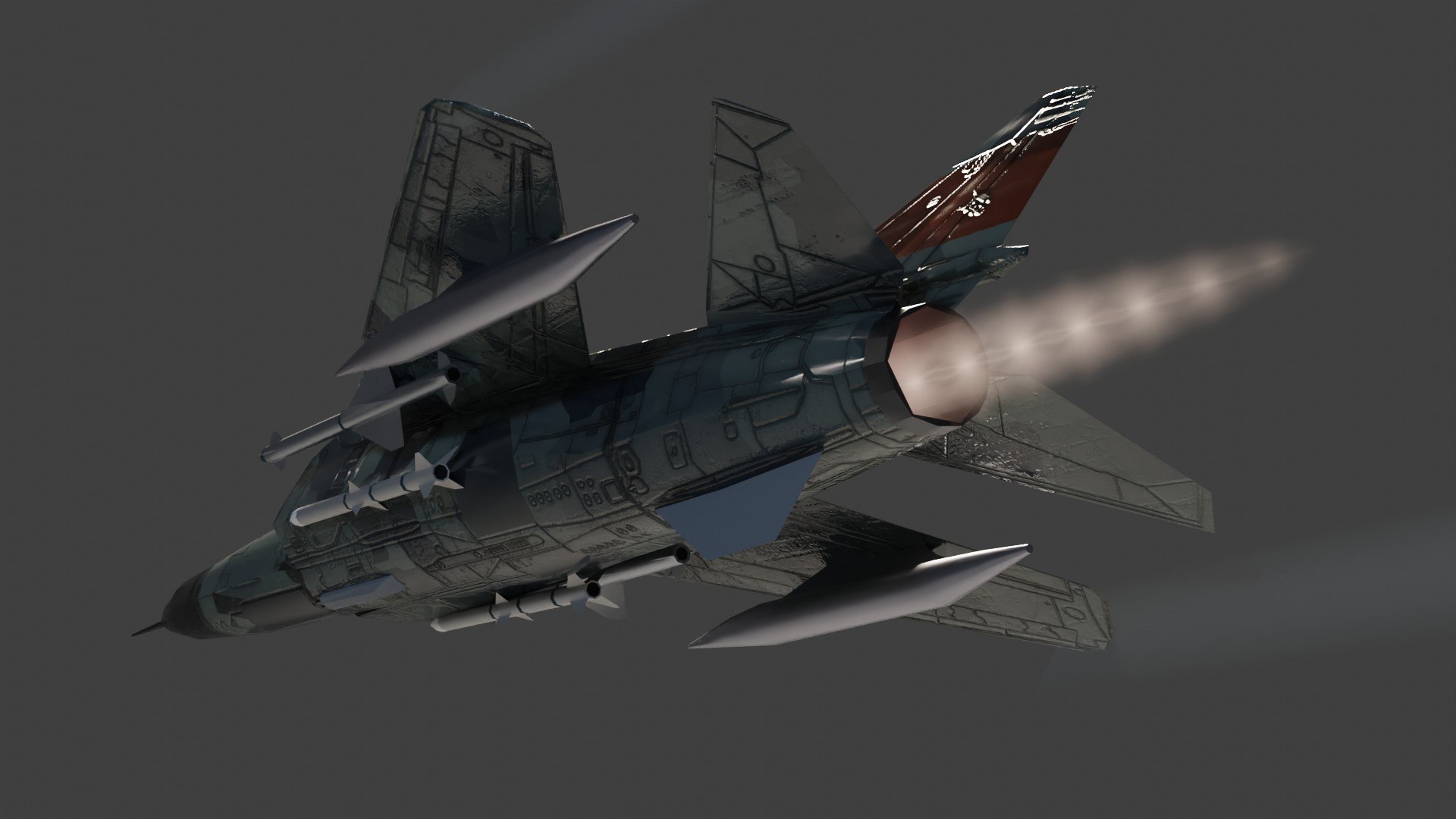 MIG-23 Flogger lowpoly jet fighter 3D - TurboSquid 1877698