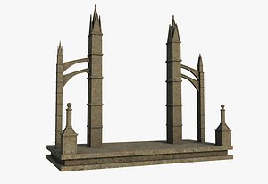 Ancient Gate Arch model