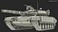 3D T-64 BV Main Battle Tank Camo Clean model
