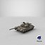 3D T-64 BV Main Battle Tank Camo Clean model