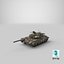 3D T-64 BV Main Battle Tank Camo Clean model
