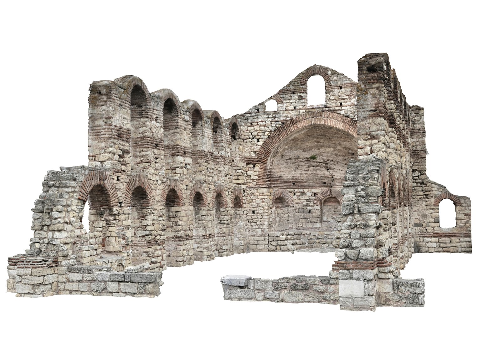 Ruins Of An Ancient Church 16K 3D Model - TurboSquid 2083885