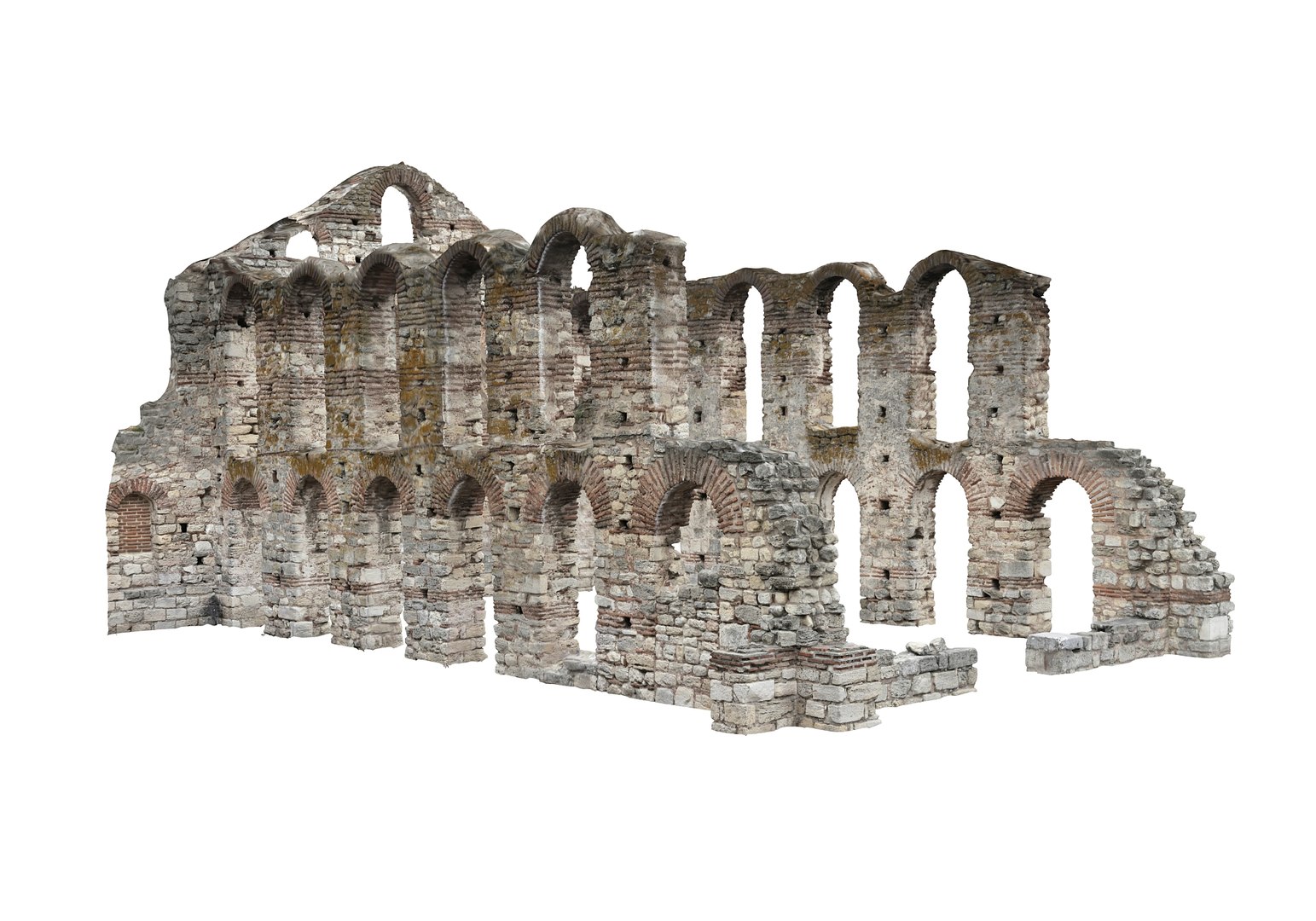 Ruins Of An Ancient Church 16K 3D Model - TurboSquid 2083885