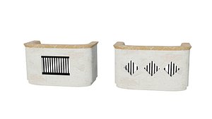 3D masonry balcony model