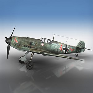 messerschmitt - bf-109 e 3D