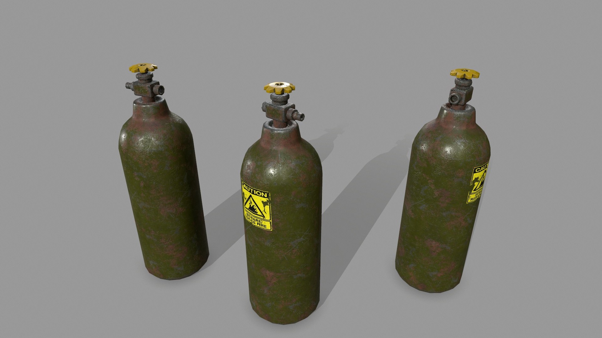 Oxygen Tank Model - TurboSquid 1526002