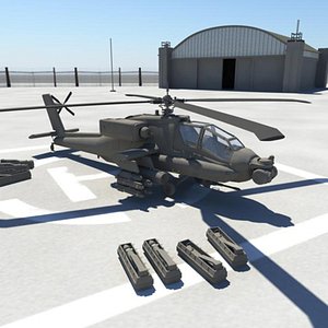 Apache_Helicopter_3dModel