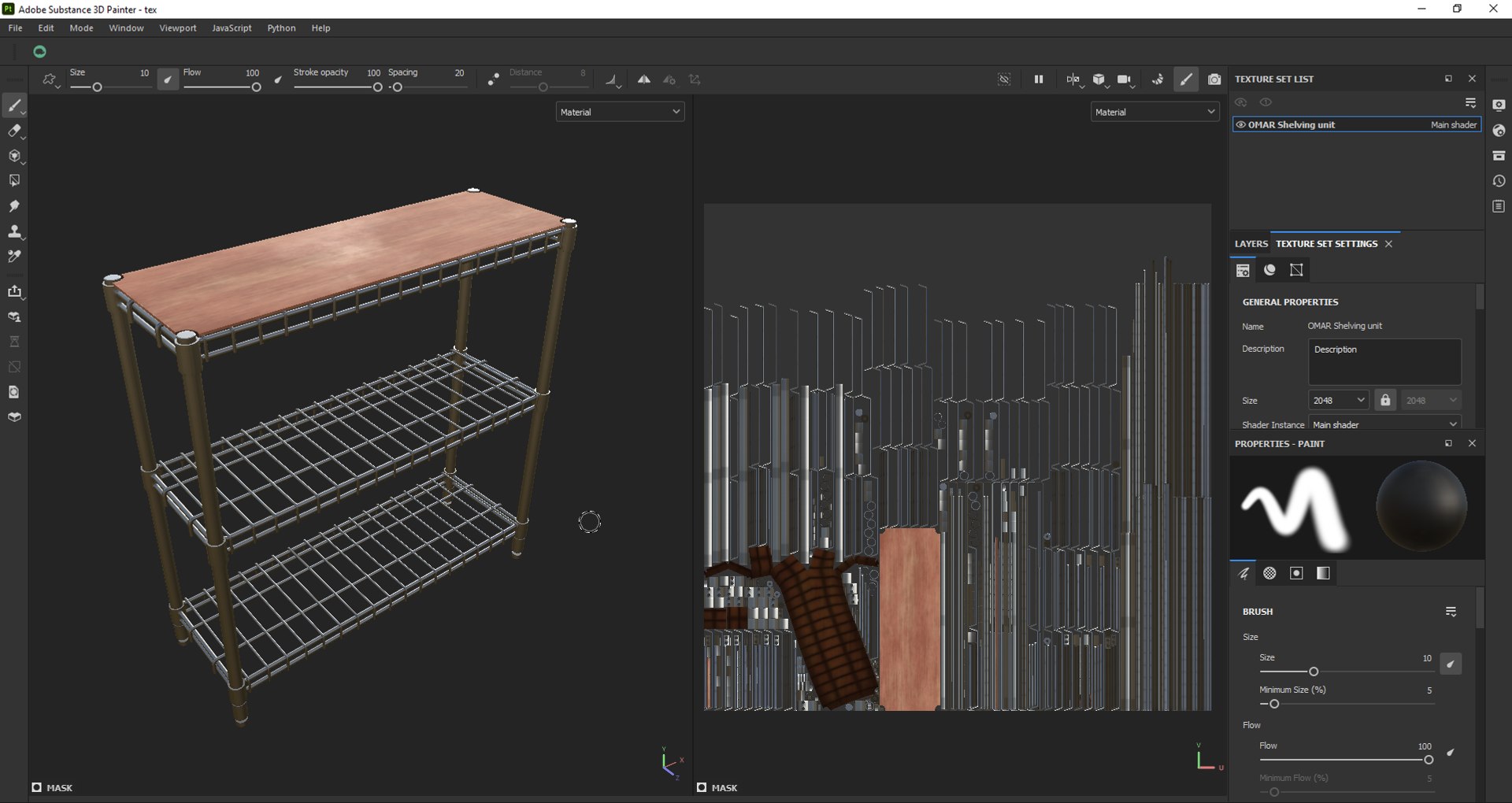 3D Chrome Rack Wire Shelf Shelving Storage - TurboSquid 2293548