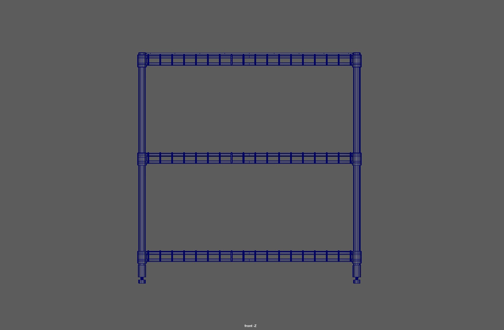 3D Chrome Rack Wire Shelf Shelving Storage - TurboSquid 2293548