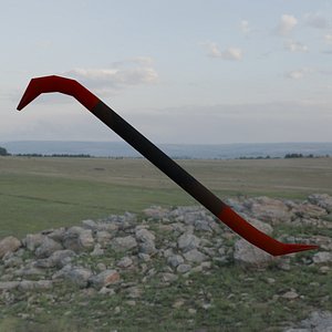Crowbar  Low Poly 3D 3D model