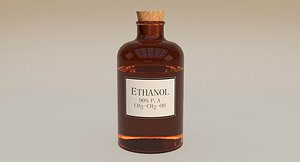 3D bottle pharmaceutical various model