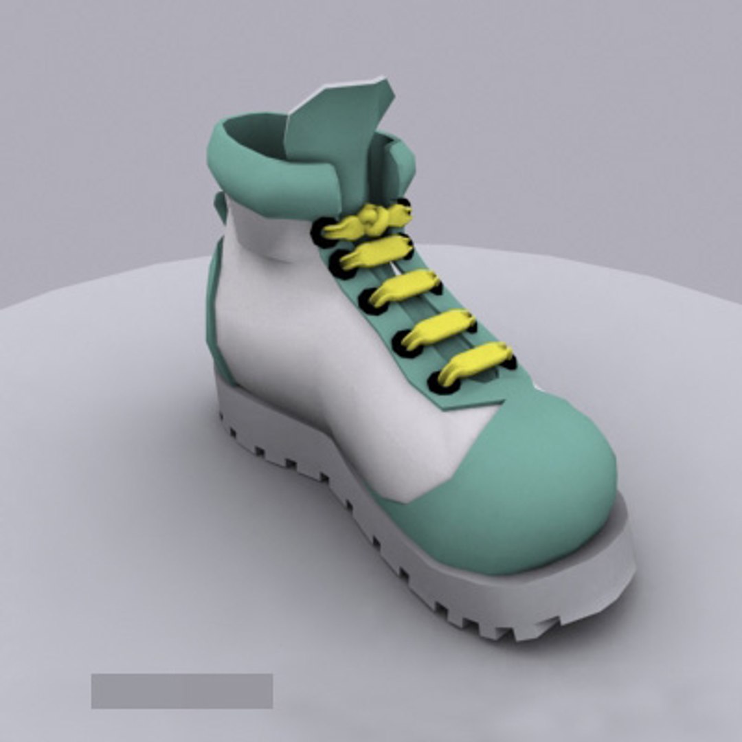 boot 3d model