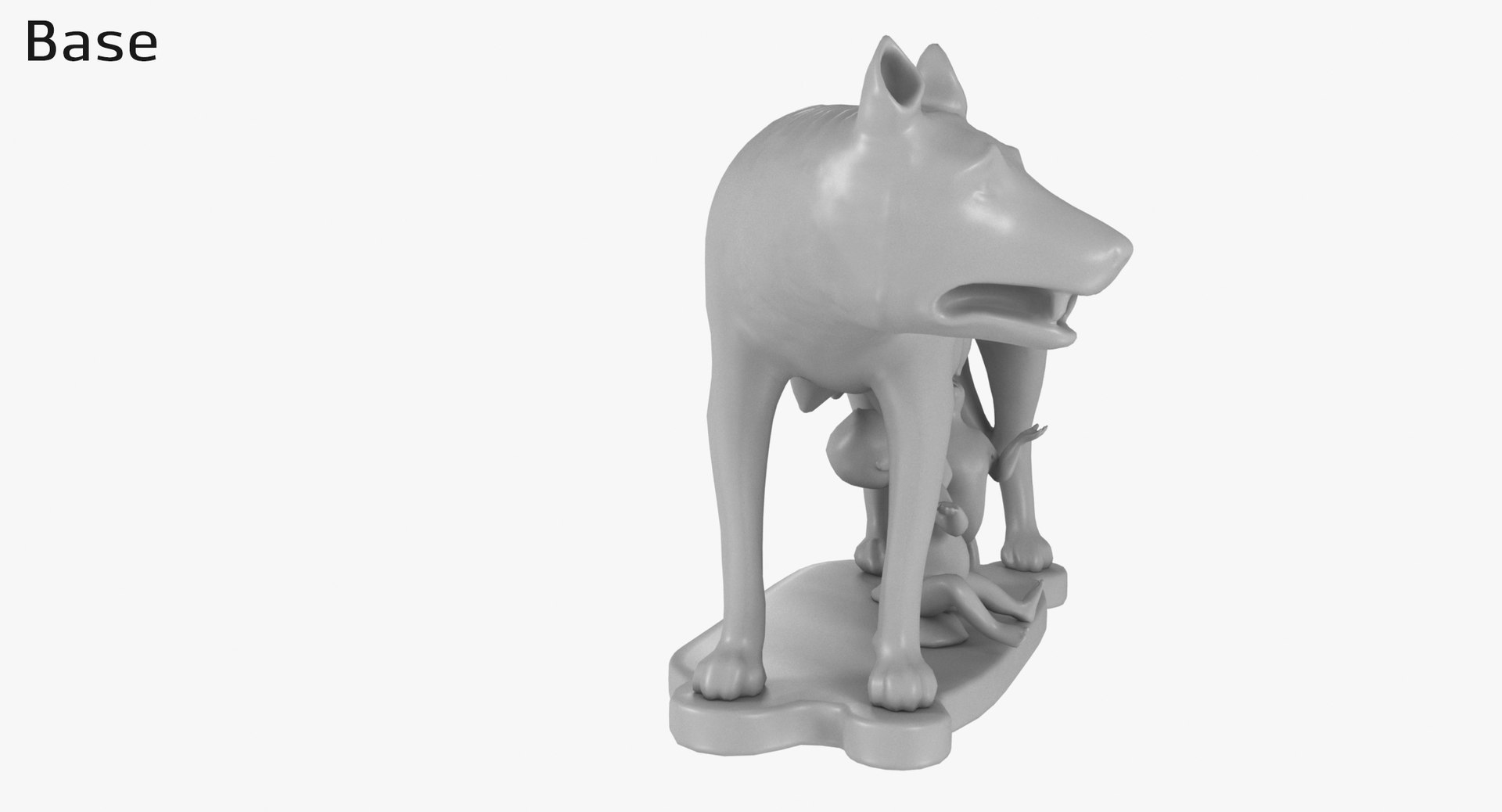 Capitoline Wolf Statue 3D https://p.turbosquid.com/ts-thumb/0t/oENVIT/zb/340full_base0003/jpg/1668517794/1920x1080/fit_q87/0740d7df2e612bbab80c7d851e4d28e28cdd45ae/340full_base0003.jpg
