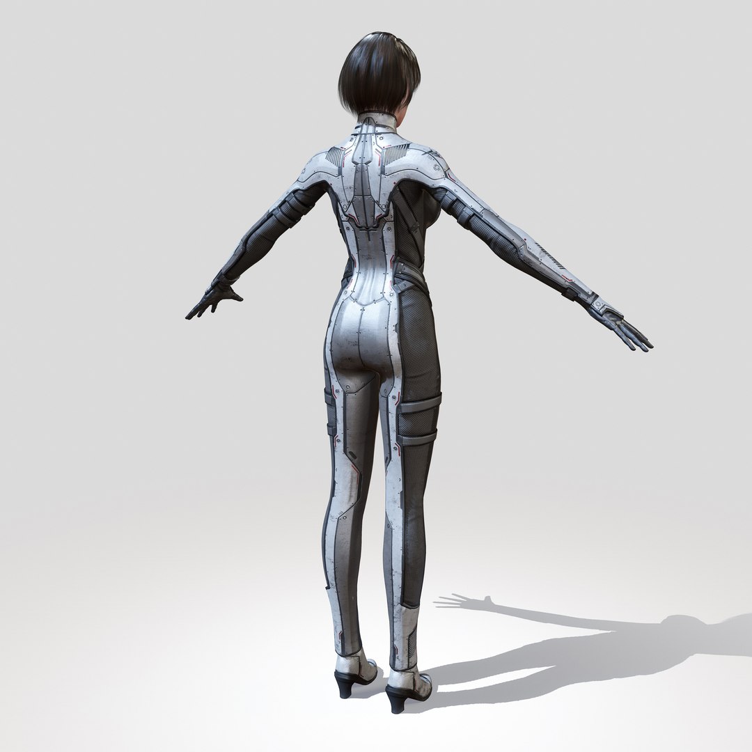 3d Sci Fi Girl