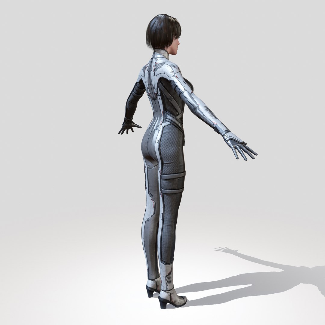 3d Sci Fi Girl