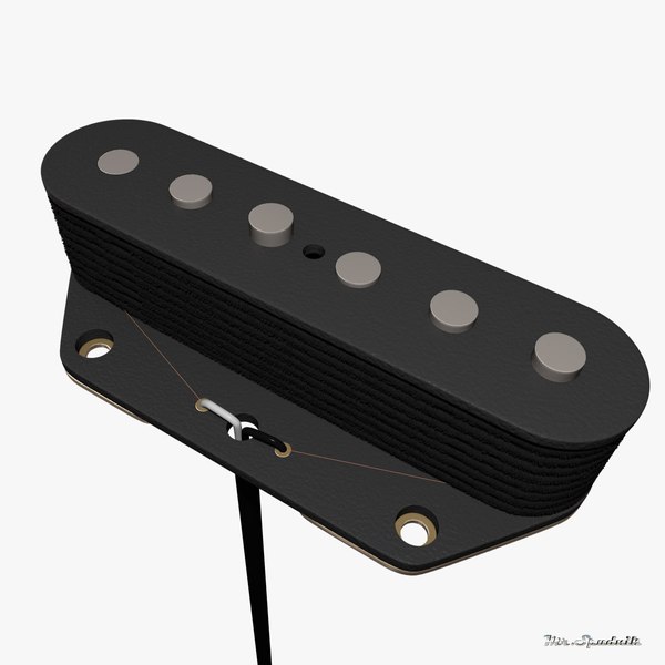3d model pickup telecaster bridge