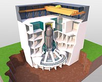 Fukushima type reactor block
