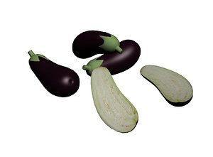 eggplant 3D model