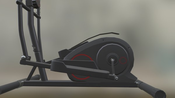 3D Gym Cycle Low Poly