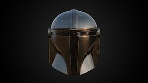 Din Djarin Helmet The Mandalorian 3D model