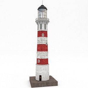 lighthouse realistic 3D model